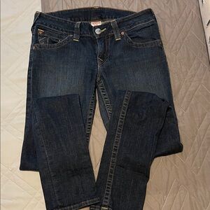 True Religion Women's Deep Indigo Skinny Jeans